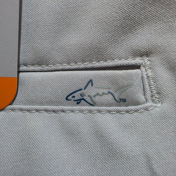 Greg Norman Pull-On Golf Short Men's Size XXL Stretch Waistband Draw Cord Gray - Picture 5 of 10